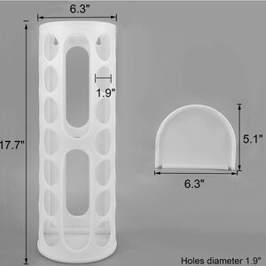 White Plastic Vinyl Holder
